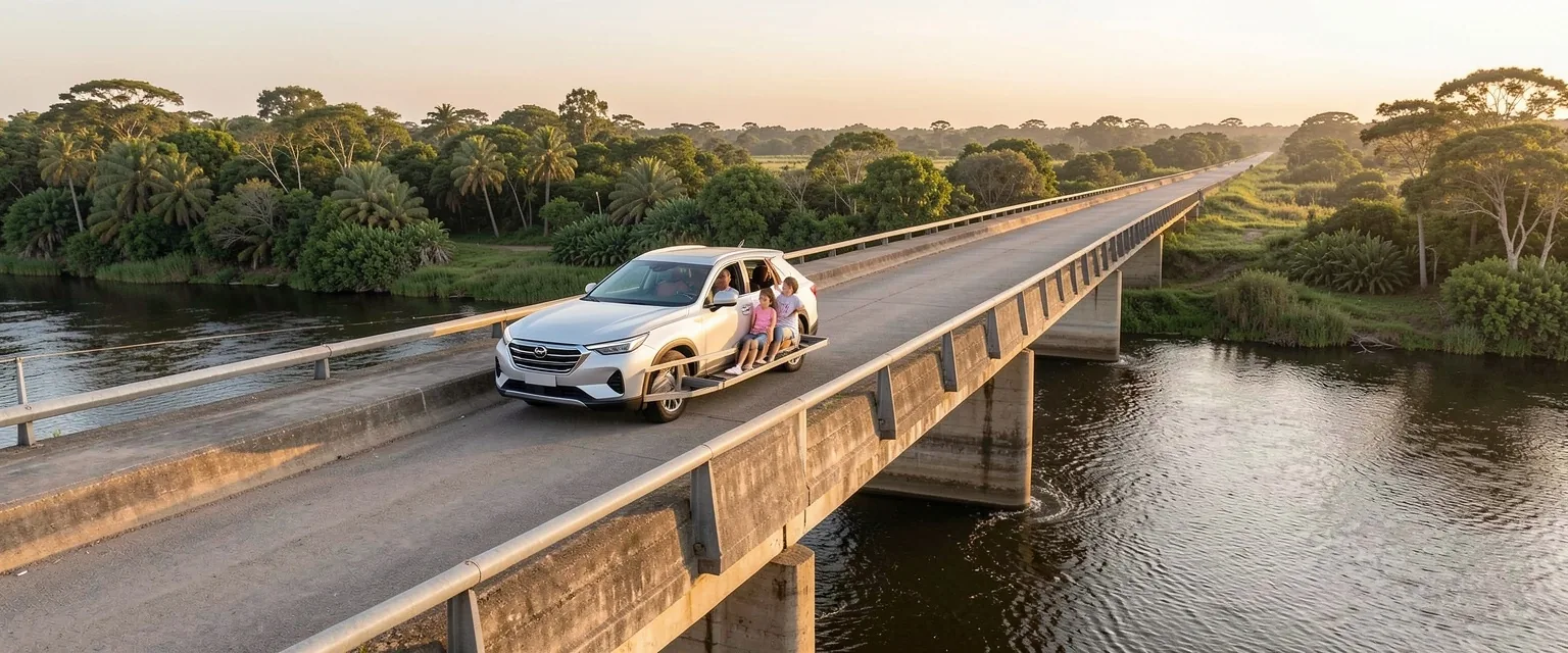 Ruta recta del Litoral argentino entre ríos